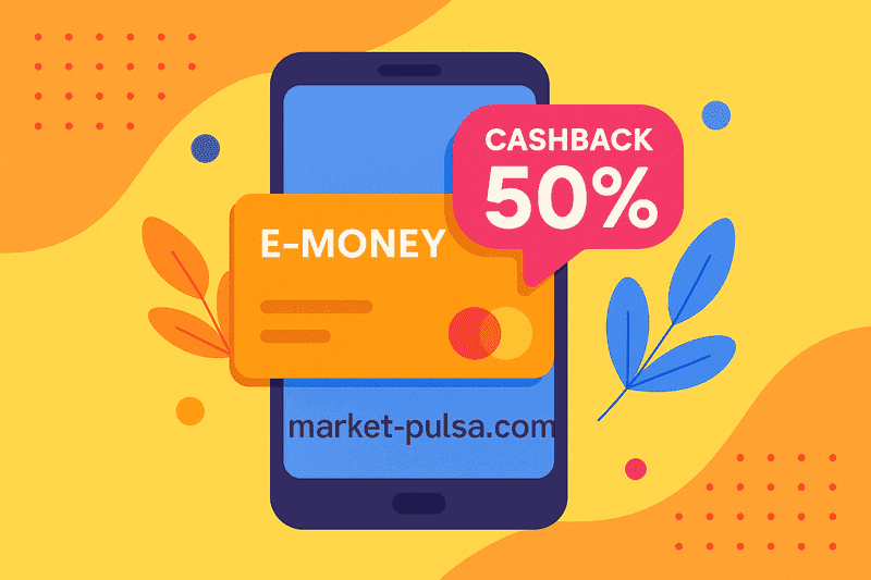 Begini Cara Top Up E-Money Dapat Cashback Hingga 50%!