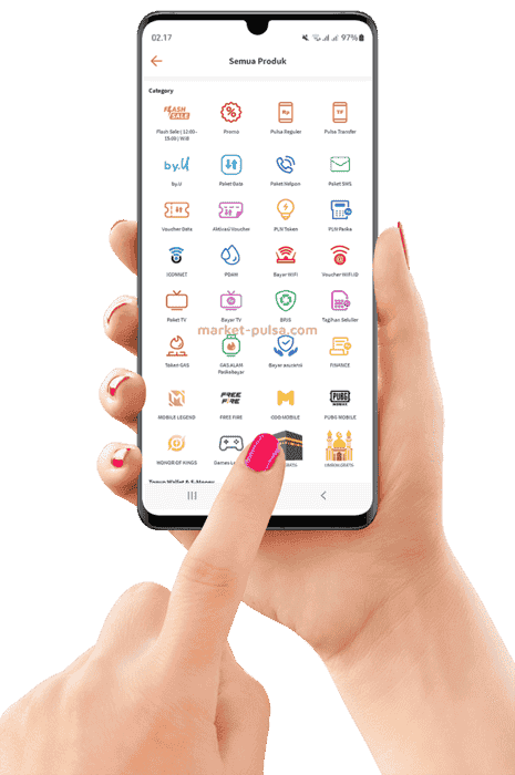 Aplikasi Market Pulsa